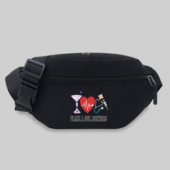 Nurse Series Pattern Chest Messenger Bag for Travel