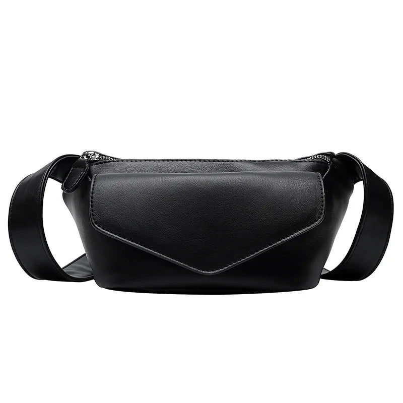 Women Chest Packs High Waist Bag PU Leather Fanny Pack