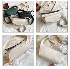 Women Chest Packs High Waist Bag PU Leather Fanny Pack
