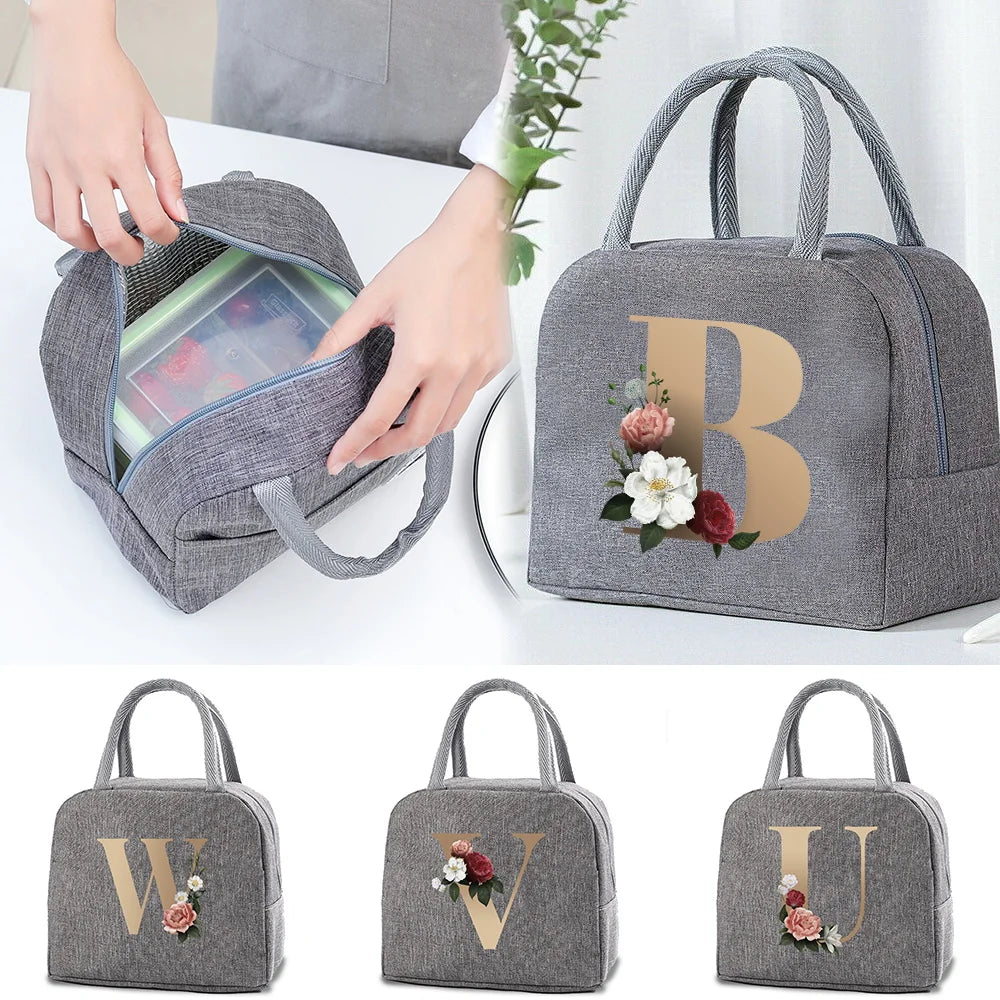 Women Child Insulated Lunch Bag Nurse Bento Food Lunchbox Packed Organizer