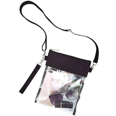 Stadium Approved Clear Cross-Body Purse Transparent Shoulder Bag