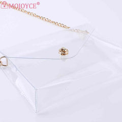 Women Clear Transparent Bag Small Flap Stadium Approved Crossbody Bag