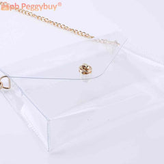 Clear Transparent Crossbody Bag Stadium Approved Small Flap Phone