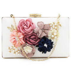 Floral Women Clutch Bag Party Purse Wedding Evening Handbags