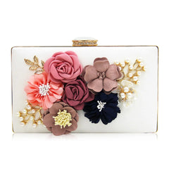 Floral Women Clutch Bag Party Purse Wedding Evening Handbags