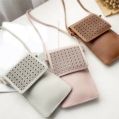 Women Clutch Phone Bag Flap Touch Screen Shoulder Mini Crossbody Bags