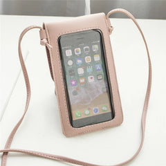 Women Clutch Phone Bag Flap Touch Screen Shoulder Mini Crossbody Bags