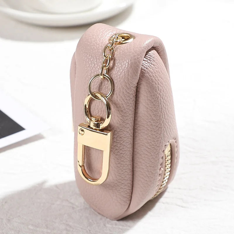 Women Coin Purse Multifunctional Retro Lipstick Bag Large-capacity Keychain Bag