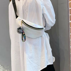 Women Colorful Waist Fanny Pack Belt Bag Girls Pouch Hip Bum Bag Ladies
