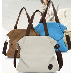 Women Corduroy Canvas Tote Shoulder Bag Foldable Reusable Shopping Bags