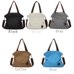 Women Corduroy Canvas Tote Casual Shoulder Bag Foldable Shopping Beach Bag