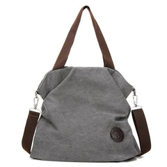 Women Corduroy Canvas Tote Casual Shoulder Bag Foldable Shopping Beach Bag