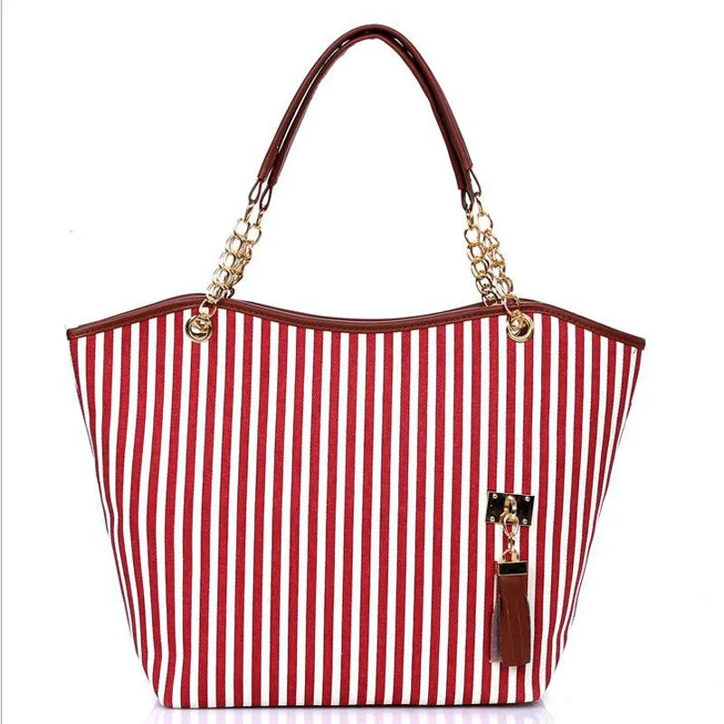 Corduroy Canvas Tote Ladies Shoulder Bag Reusable Shopping Beach Handbag