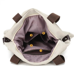 Women Corduroy Canvas Tote Shoulder Bag Foldable Reusable Shopping Bags