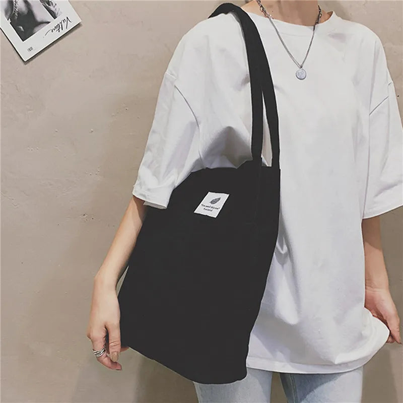 Women Corduroy Shoulder Bags Shopping Bag Tote Crossbody Purses