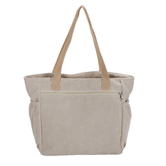 Corduroy Shoulder Shopping Bag for Women