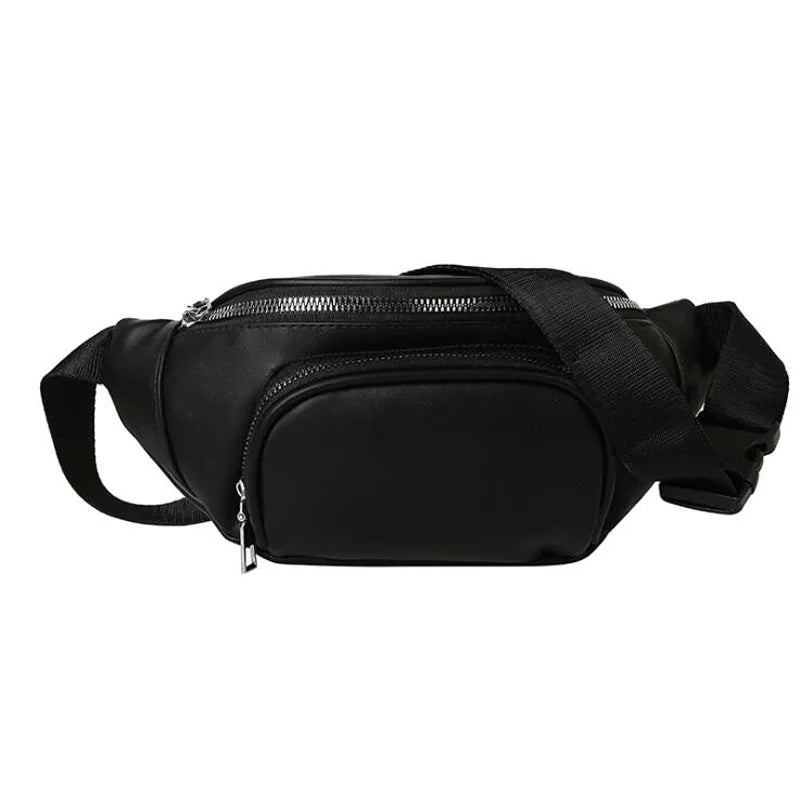 Women Corduroy Waist Bag Ladies Canvas Fanny Pack Money Phone Chest Bag