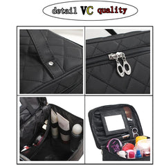 High Capacity Women Makeup Bag Waterproof Travel Organizer