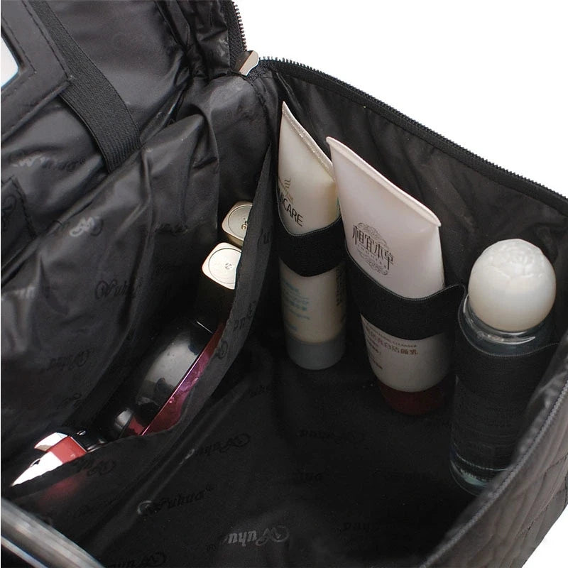 High Capacity Women Makeup Bag Waterproof Travel Organizer