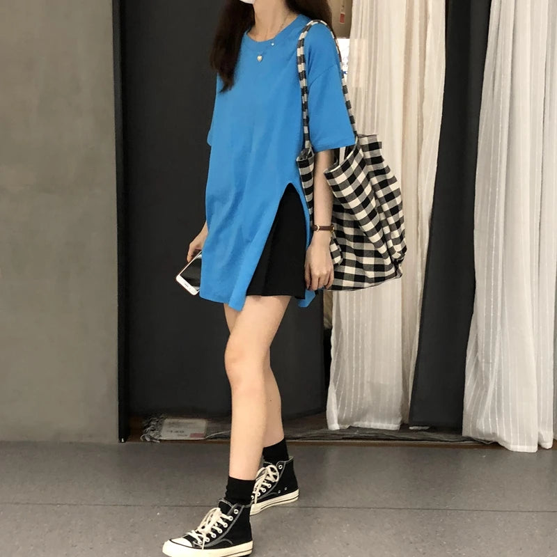 Women Cotton Soft Handbag Plaid High Capacity Bag