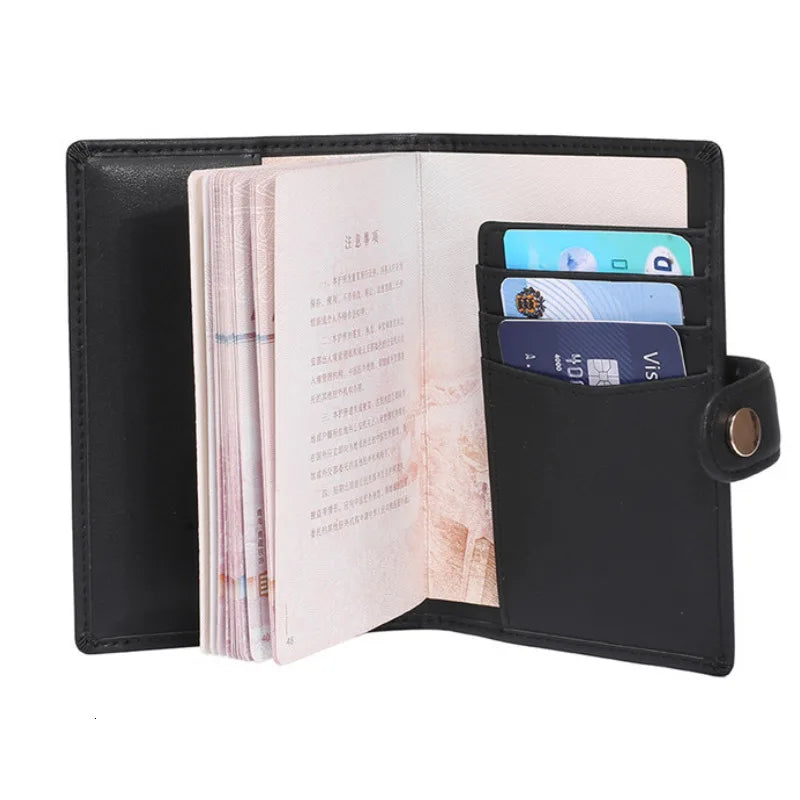 Women Cow Leather Pink Passport Holder Lovely Girl Passport Case