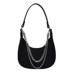 Cow Print Shoulder Bag Clutch Purse Underarm Handbag Satchel