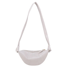 Women Crossbody Bag Dumplings Chest Shoulder Bag Zip Pouch Small Satchel