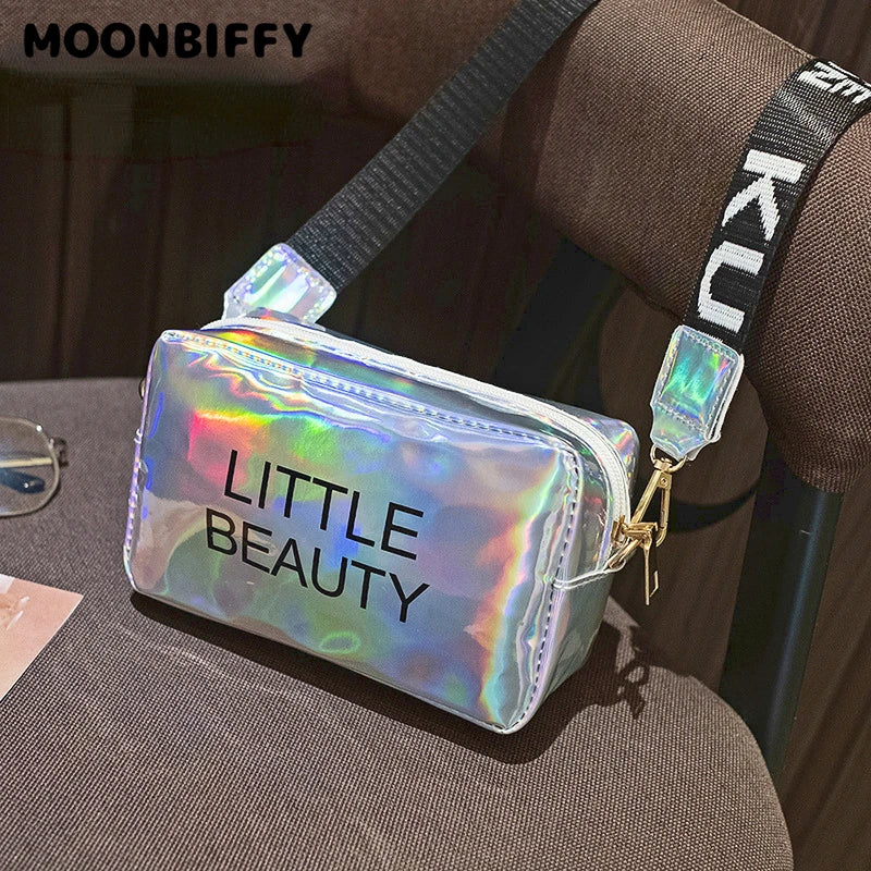 Women Crossbody Bag Messenger PVC Jelly Small Tote Candy Colors Bags