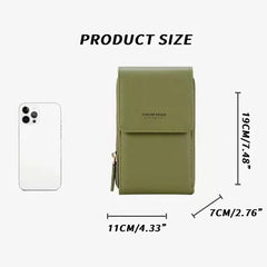 Women Crossbody Bag Mobile Phone Touch Screen Pouch Female Long Wallets