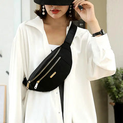 Women Crossbody Bag Large Capacity Chest Bag Waistbag Fanny Pack