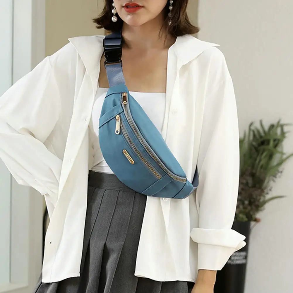 Women Crossbody Bag Large Capacity Chest Bag Waistbag Fanny Pack