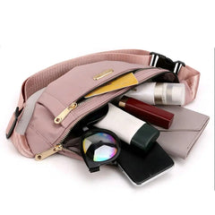 Women Crossbody Bag Large Capacity Chest Bag Waistbag Fanny Pack