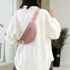 Women Crossbody Bag Large Capacity Chest Bag Waistbag Fanny Pack