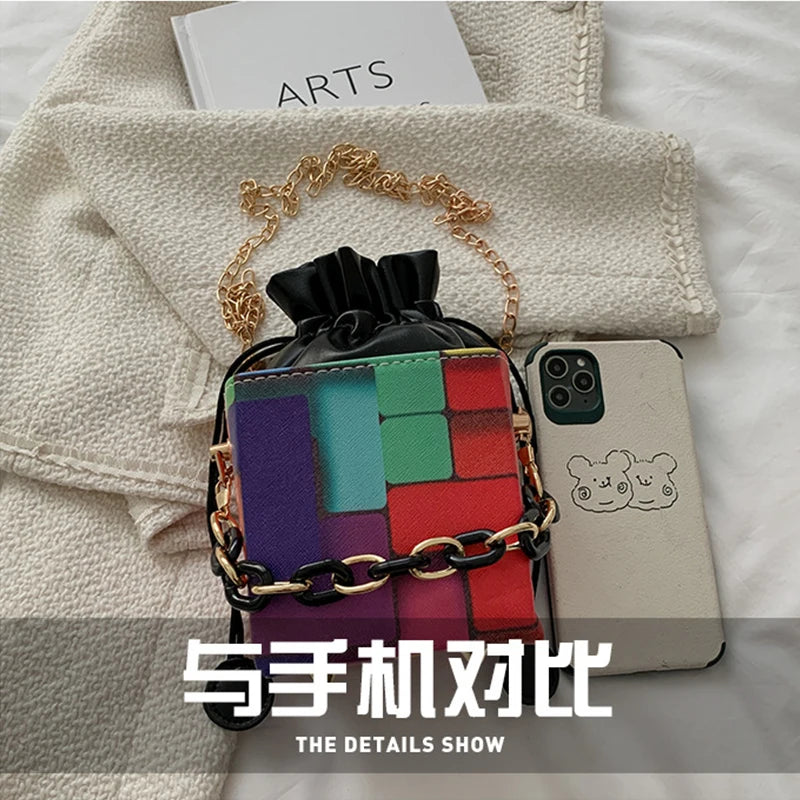 Women Crossbody Bag PU Leather Handbags Girl Shopper Purse