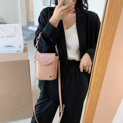 Women Crossbody Bag Small Versatile Shoulder Mini Bucket Bag