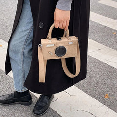 Women Matte Crossbody Bag Tote Handbag with Adjustable Straps