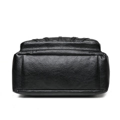 Women Crossbody Bag Soft PU Leather Shoulder Bag Multi-Pocket Mother Bags