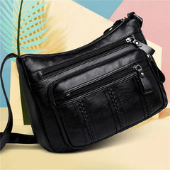 Women Crossbody Bag Soft Pu Leather Shoulder Bag Messenger Purse Handbags