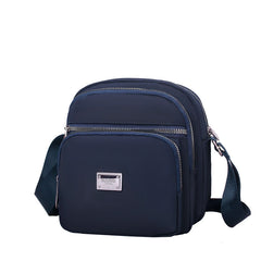 Waterproof Nylon Plaid Crossbody Bag for Women Travel Purse