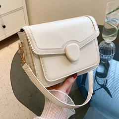 Small Crossbody Bag Patchwork PU Leather Shoulder Handbag Green