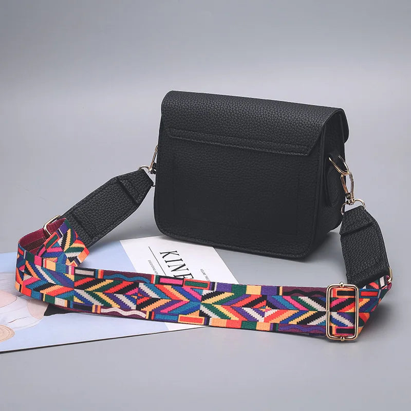 Colorful Stripe Crossbody Bag Shoulder Mini Jelly Purse B052