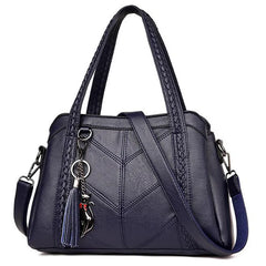 Women Crossbody Bags Soft PU Leather Handbag Shoulder Messenger Tote