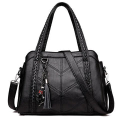 Women Crossbody Bags Soft PU Leather Handbag Shoulder Messenger Tote