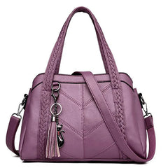 Women Crossbody Bags Soft PU Leather Handbag Shoulder Messenger Tote