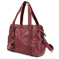 Women Crossbody Bags Soft PU Leather Handbag Shoulder Messenger Tote