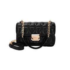 Women Crossbody Bags Small Square Bags Metal Lock Flap Bag