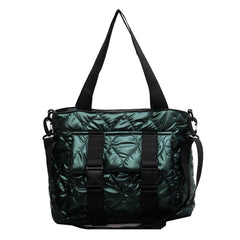 Women Crossbody Bags Cotton Padded Messenger Pouch Waterproof Nylon