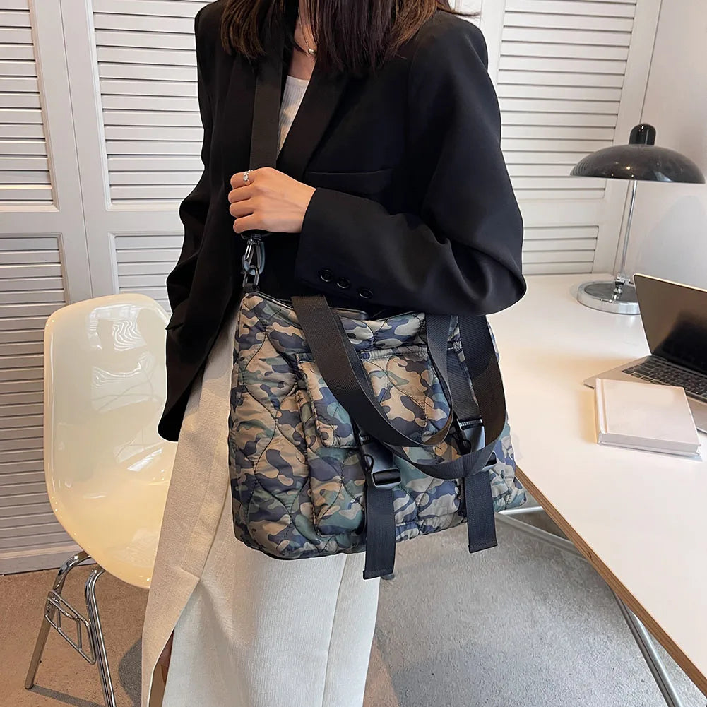Women Crossbody Bags Casual Shoulder Tote Waterproof Nylon Large Capacity