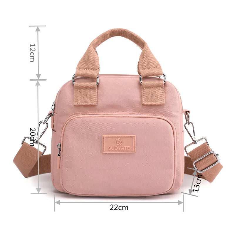 Nylon Crossbody Bags for Women Shoulder Top-handle Shopper Handbag
