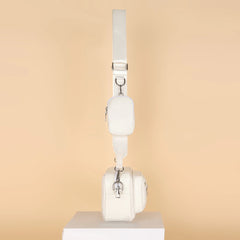Soft Leather Crossbody Bag with Small Purse for Daily Travel
